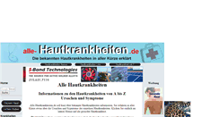 Desktop Screenshot of alle-hautkrankheiten.de